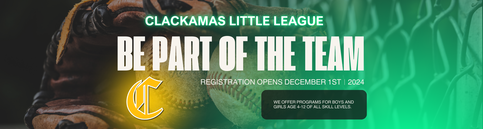 Click above to register your player!